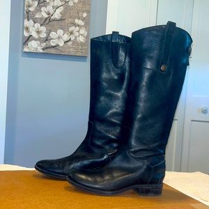 Sam Edelman tall black leather boots